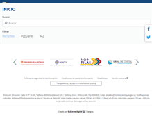 Tablet Screenshot of frontino-antioquia.gov.co